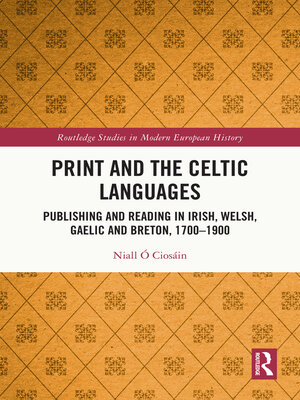 cover image of Print and the Celtic Languages